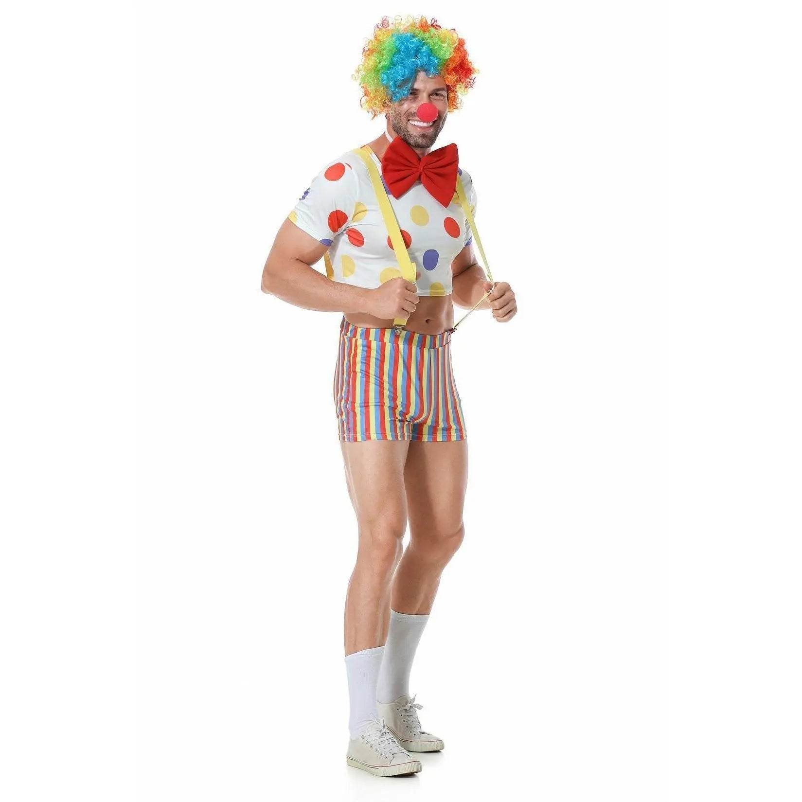 Stag Do Party Fancy Dress Costume Clown For Men - zzcosplay
