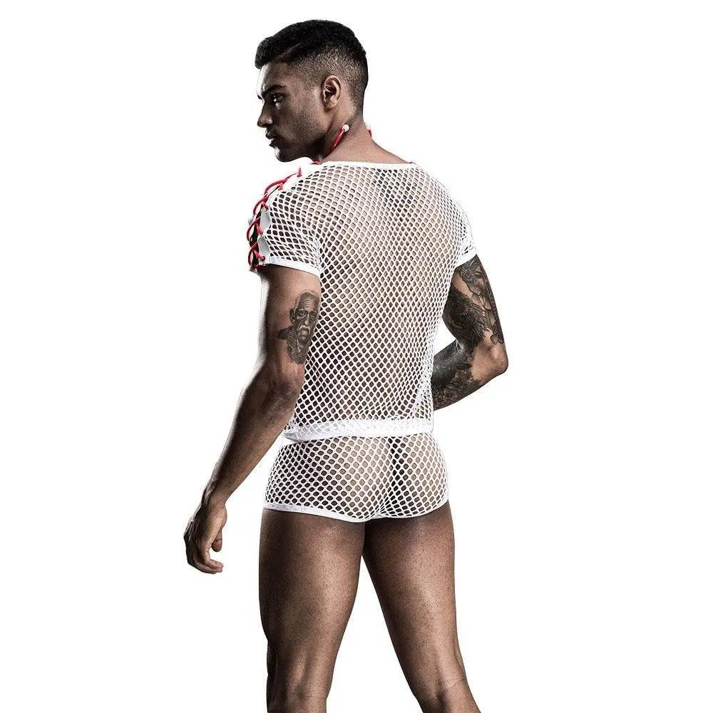 Stag do White Doctor Party Costume Nightclub Uniform - zzcosplay