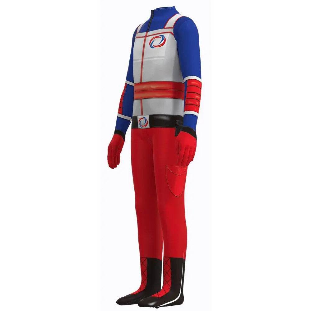 The Adventures of Kid Danger Costume Kim Possible Shego Superhero Halloween Jumpsuit - zzcosplay