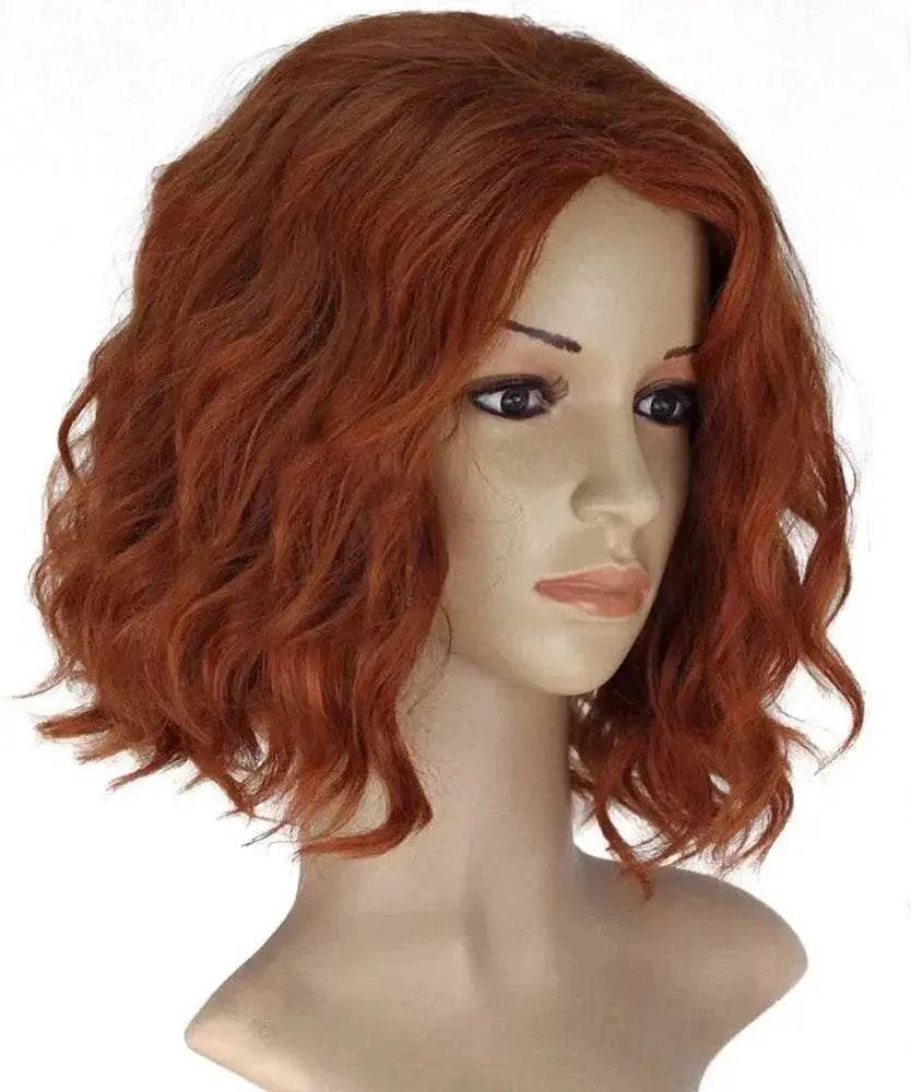 The Avengers Natasha Romanoff Black Widow Wig Short Cosplay - zzcosplay