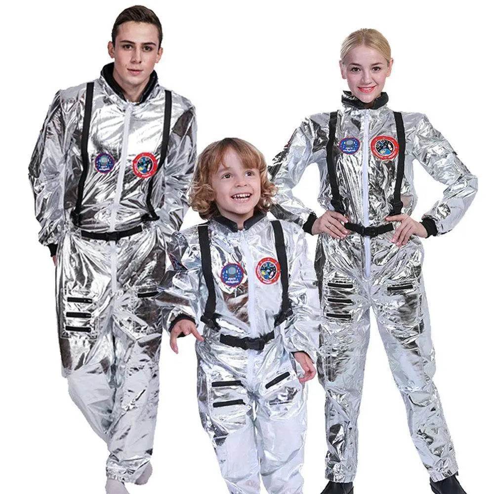 The Wandering Earth Astronaut Silver Pilot Family Couples Halloween Cosplay Costume - zzcosplay