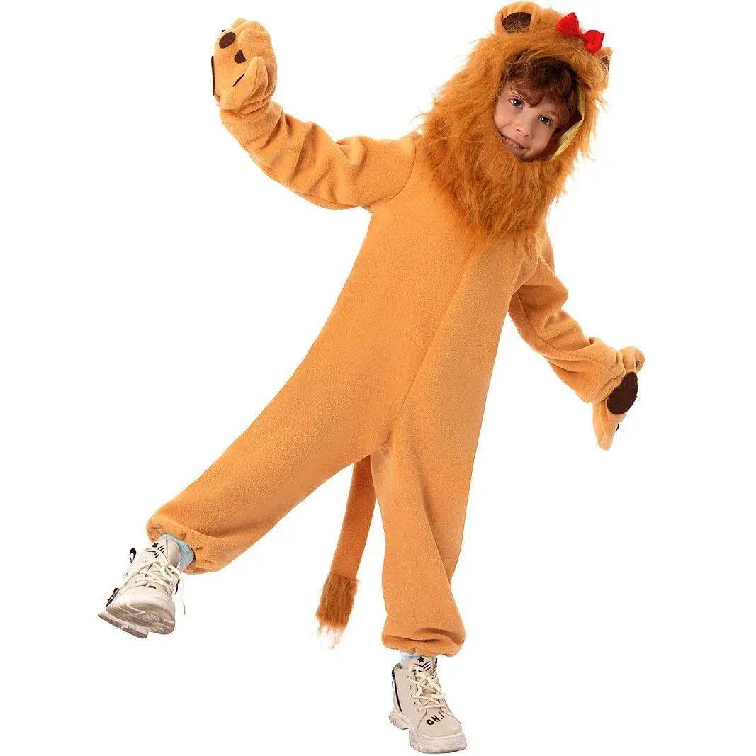 The Wizard of Oz Funny Little lion Child Costume Party kids Cosplay Halloween - zzcosplay
