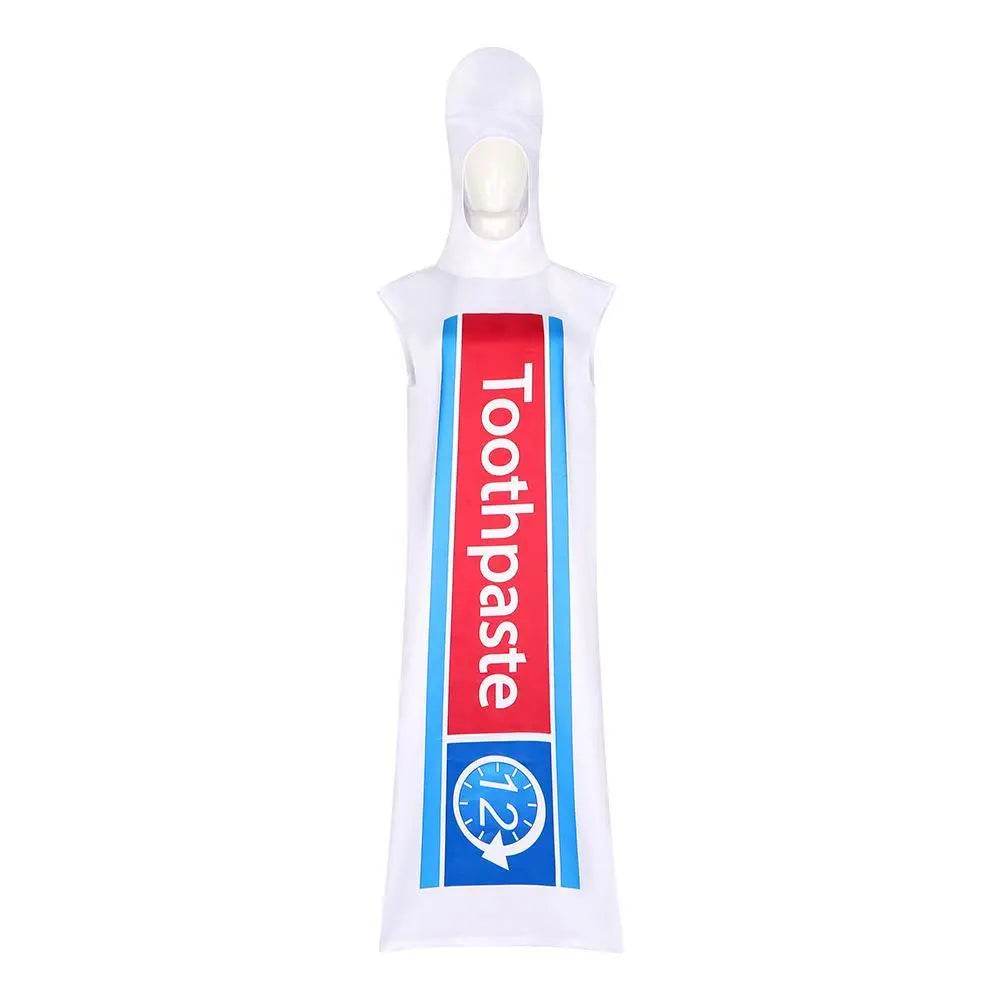 Toothpaste Toothbrush Funny Costume Halloween Cosplay For Adults - zzcosplay