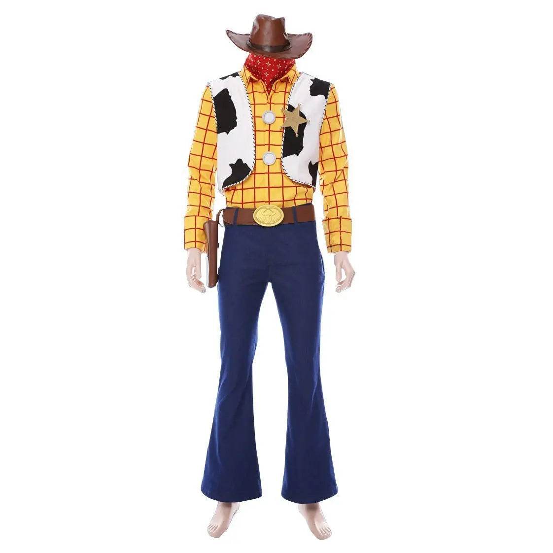 Toy Story 4 Woody Costume Full All set Halloween For Men Adult - zzcosplay