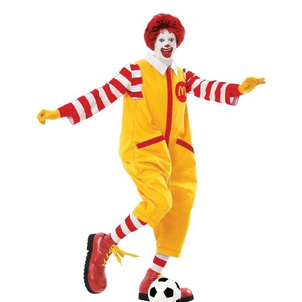 Uncle Ronald McDonald's Cos Costume Cosplay Uniform jumpsuits - zzcosplay