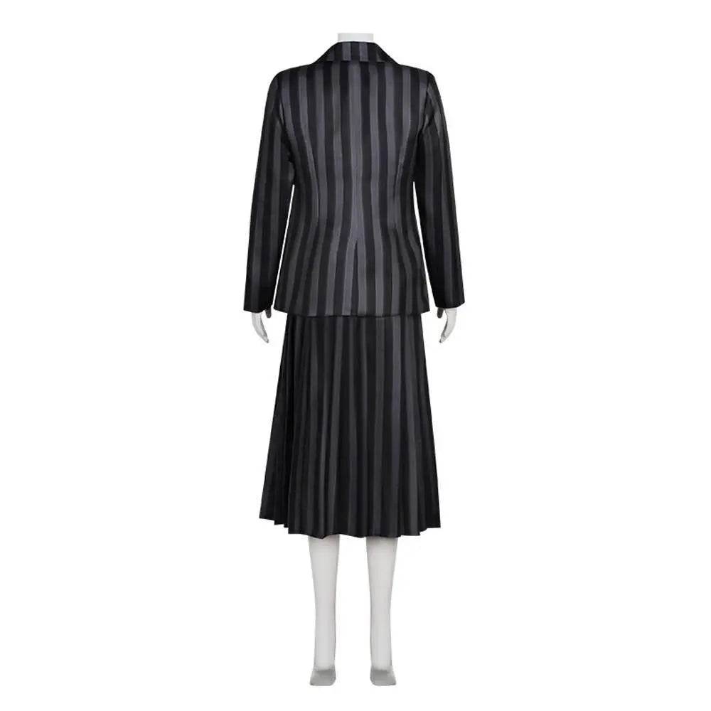 Wednesday Costume The Addams Family Cosplay Costumes Skirt Suit For Women - zzcosplay