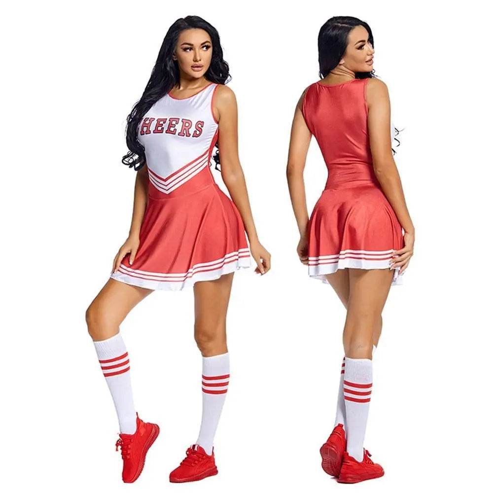 World Cup cheerleaders uniforms Costume football baby with socks - zzcosplay