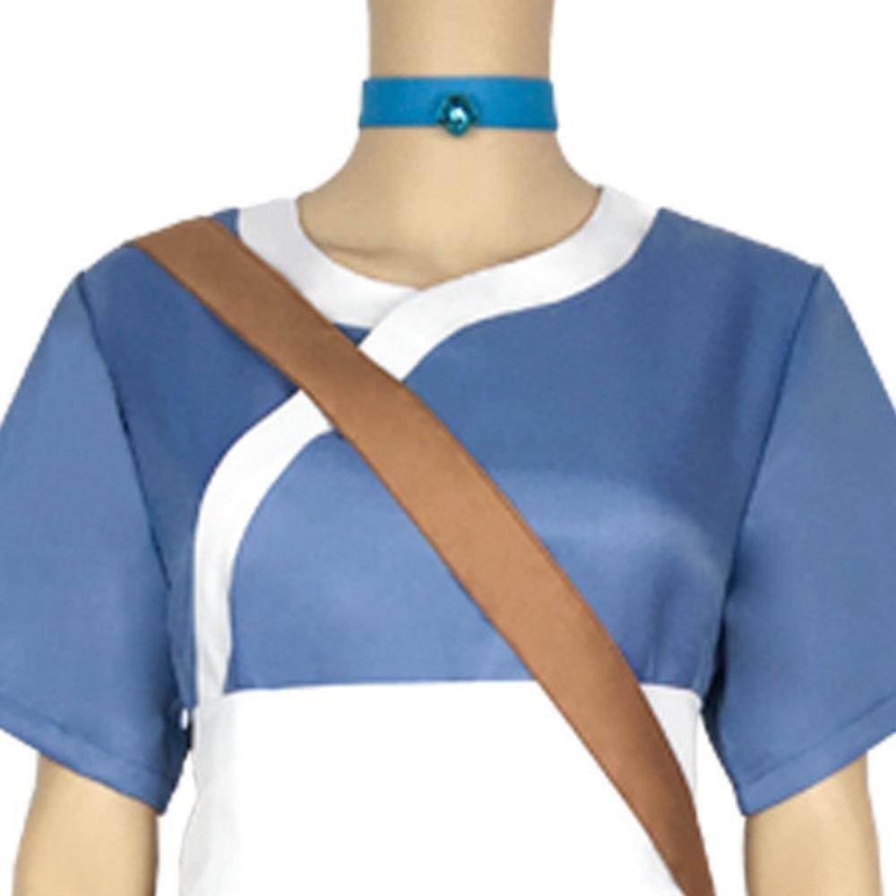 Anime Katara Avatar The Last Airbender Costume Party Carnival Cosplay Full Set - zzcosplay