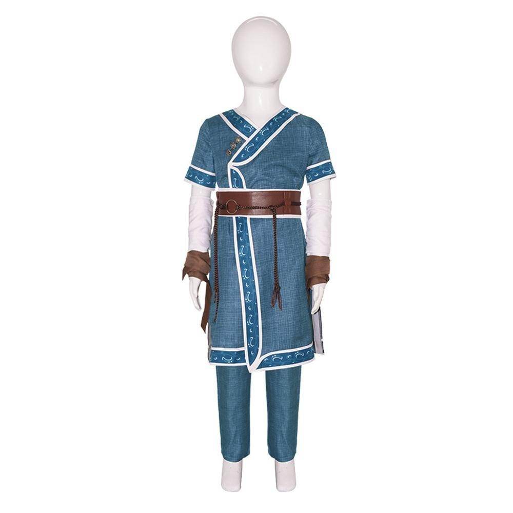 Anime Katara Bumi Aang Avatar The Last Airbender Cosplay Costume Adult Kids - zzcosplay