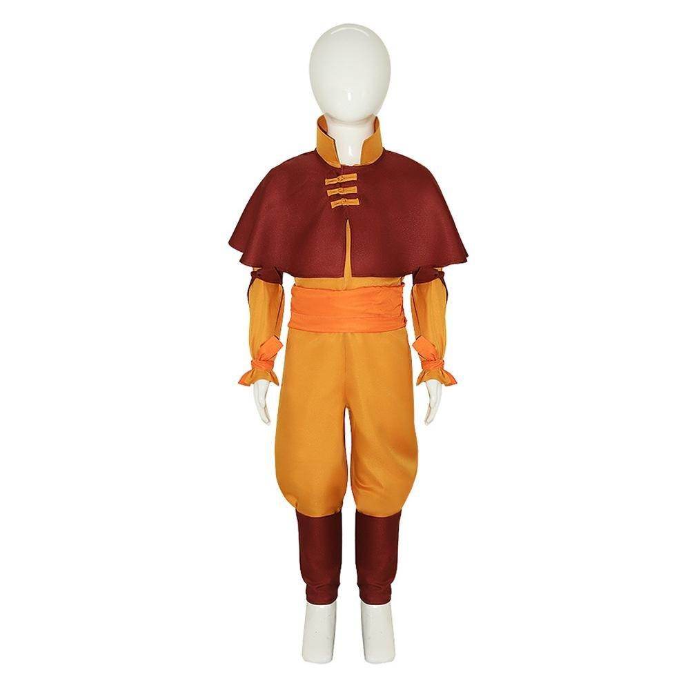 Anime Katara Bumi Aang Avatar The Last Airbender Cosplay Costume Adult Kids - zzcosplay