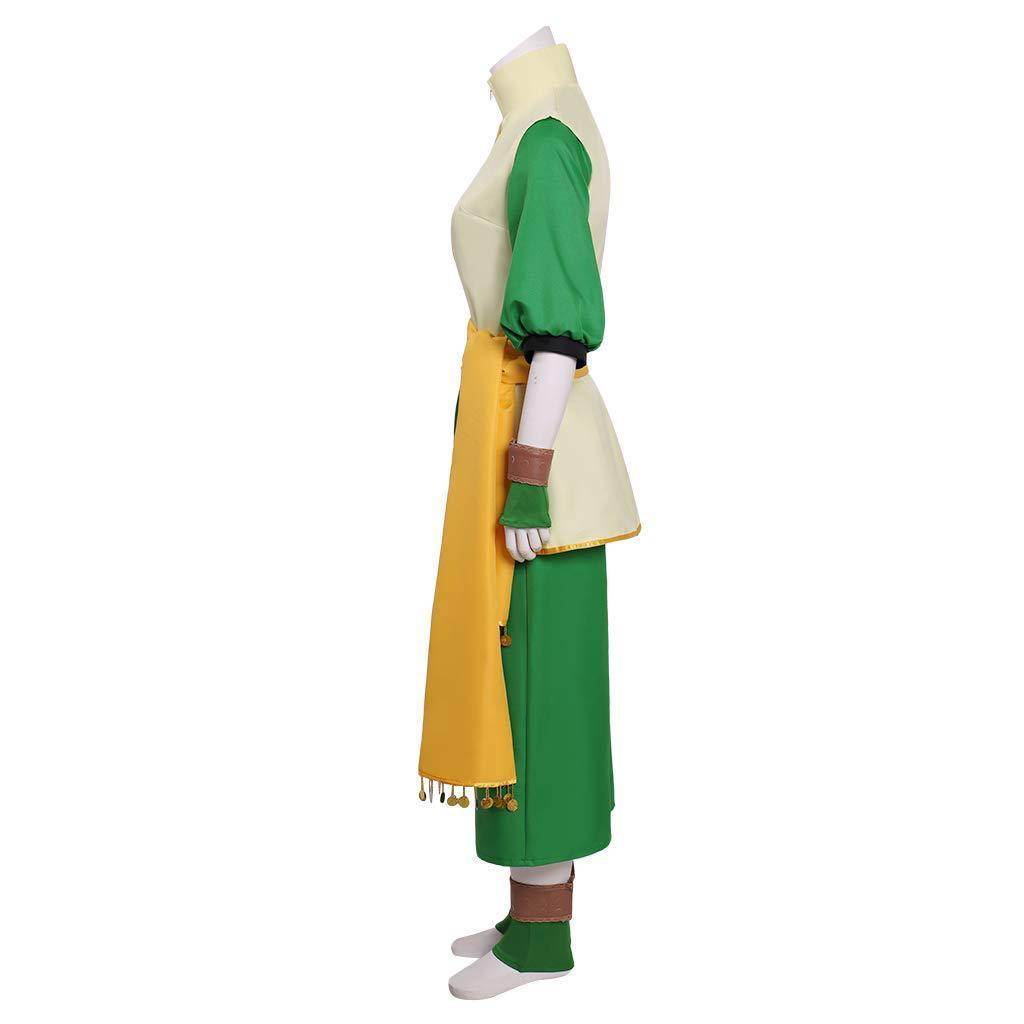 Anime Toph Beifong Avatar The Last Airbender Costume Party Carnival Cosplay Full Set - zzcosplay