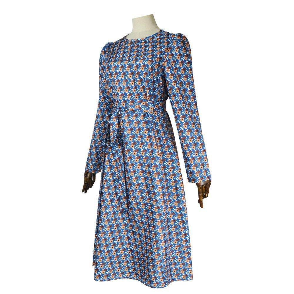 Astrid Deetz Costume Ball Dress Beetlejuice Skirt Striped Dress For Women Halloween - zzcosplay