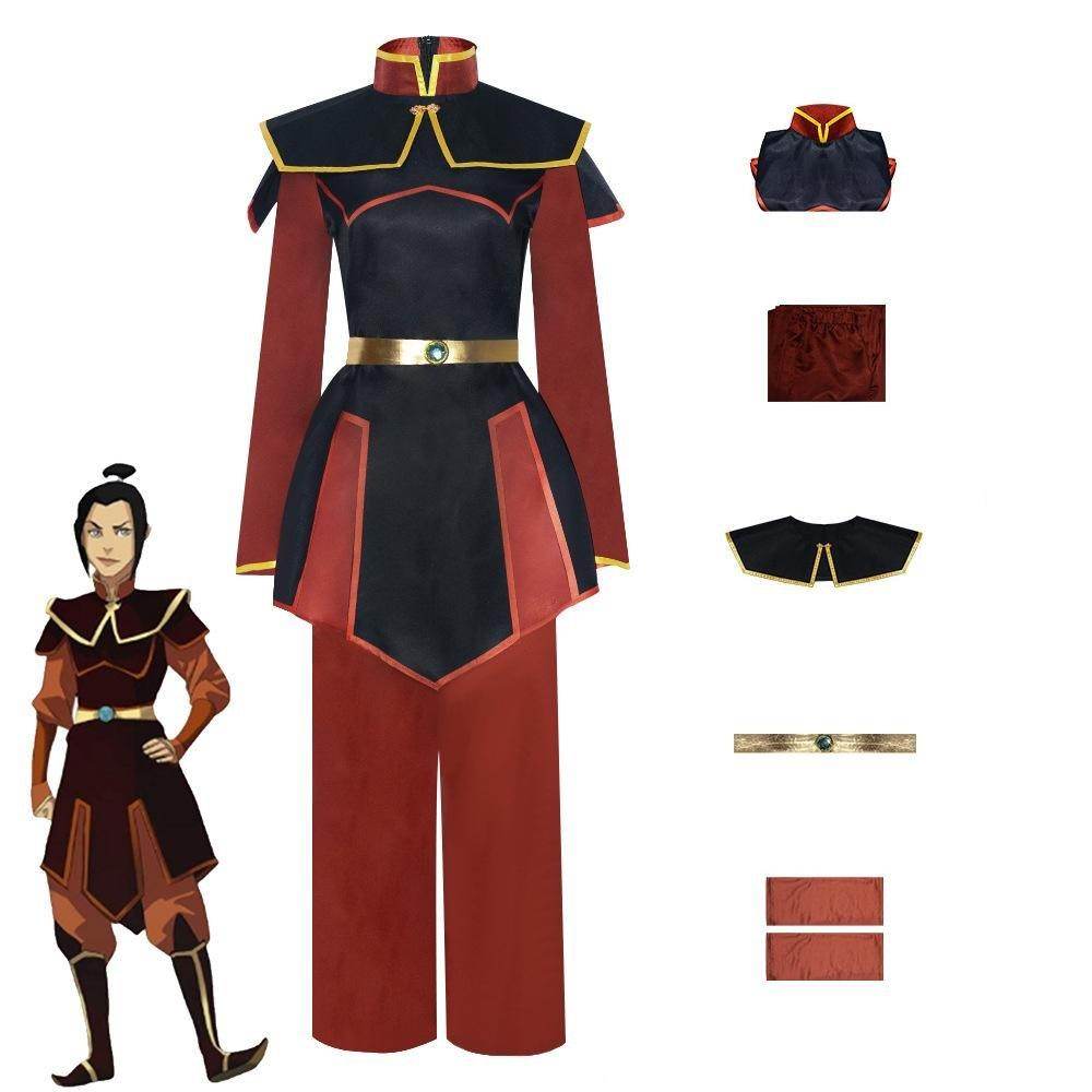 Avatar: The Last Airbender Azula Comic-con two dimensional cosplay Costume - zzcosplay