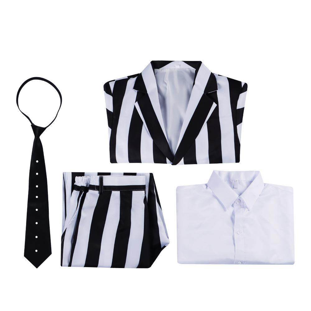 Beetlejuice 2 Michael Keaton Costume Party Halloween Suit - zzcosplay