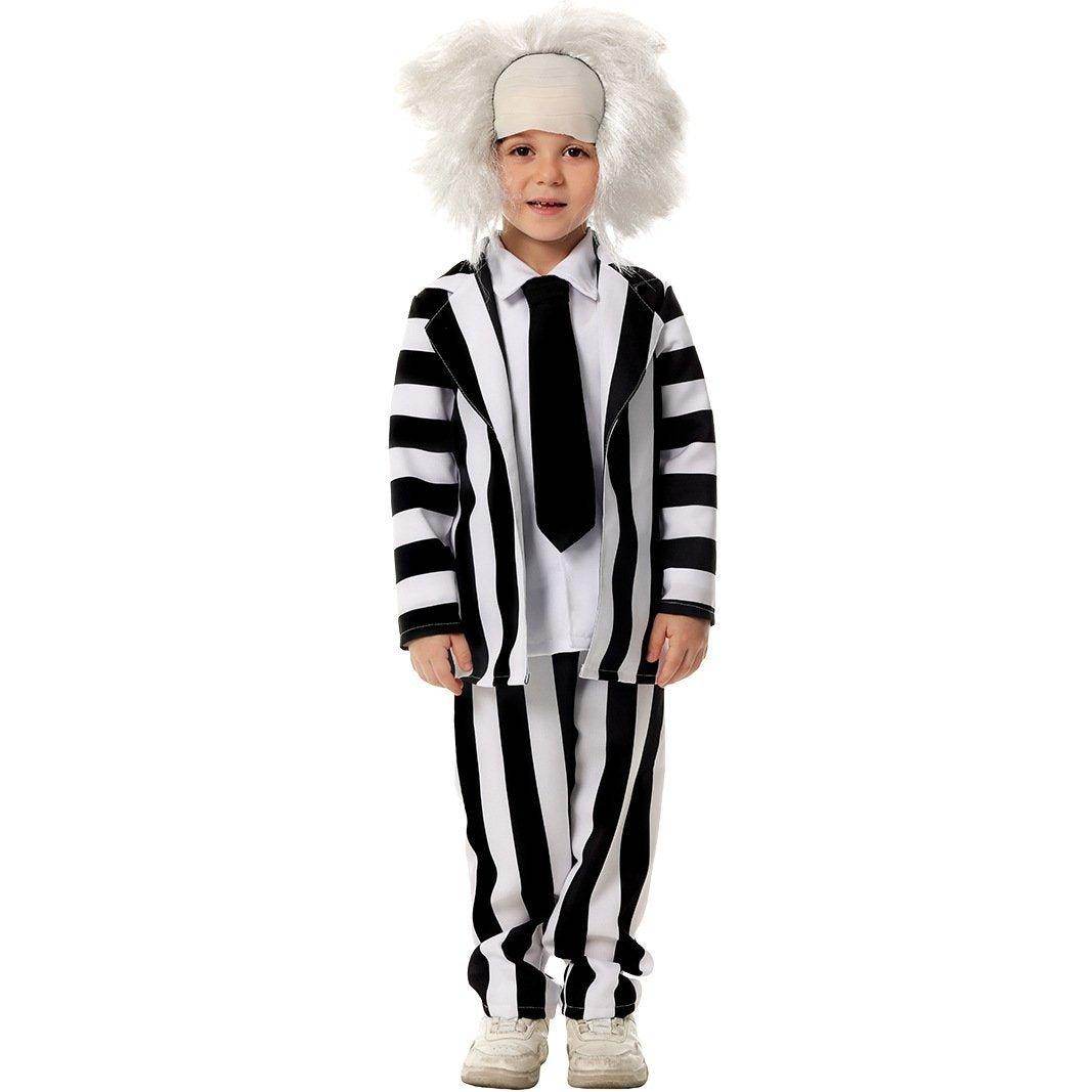 Beetlejuice Family Cosplay Costume Halloween Matching Outfits for Kids - zzcosplay