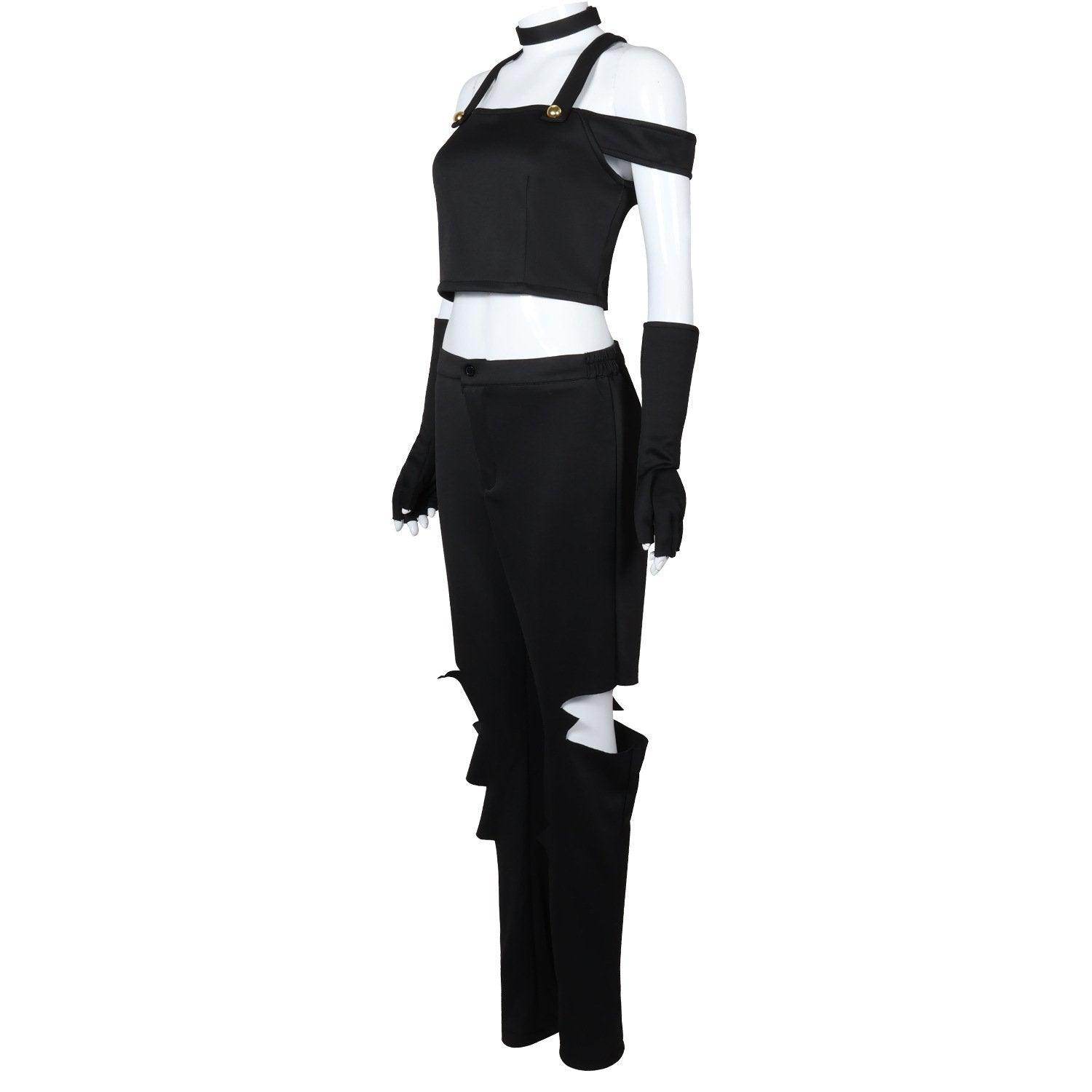 Black White Hazbin Hotel Adult Cosplay Costume Outfits Halloween Carnival Suit - zzcosplay