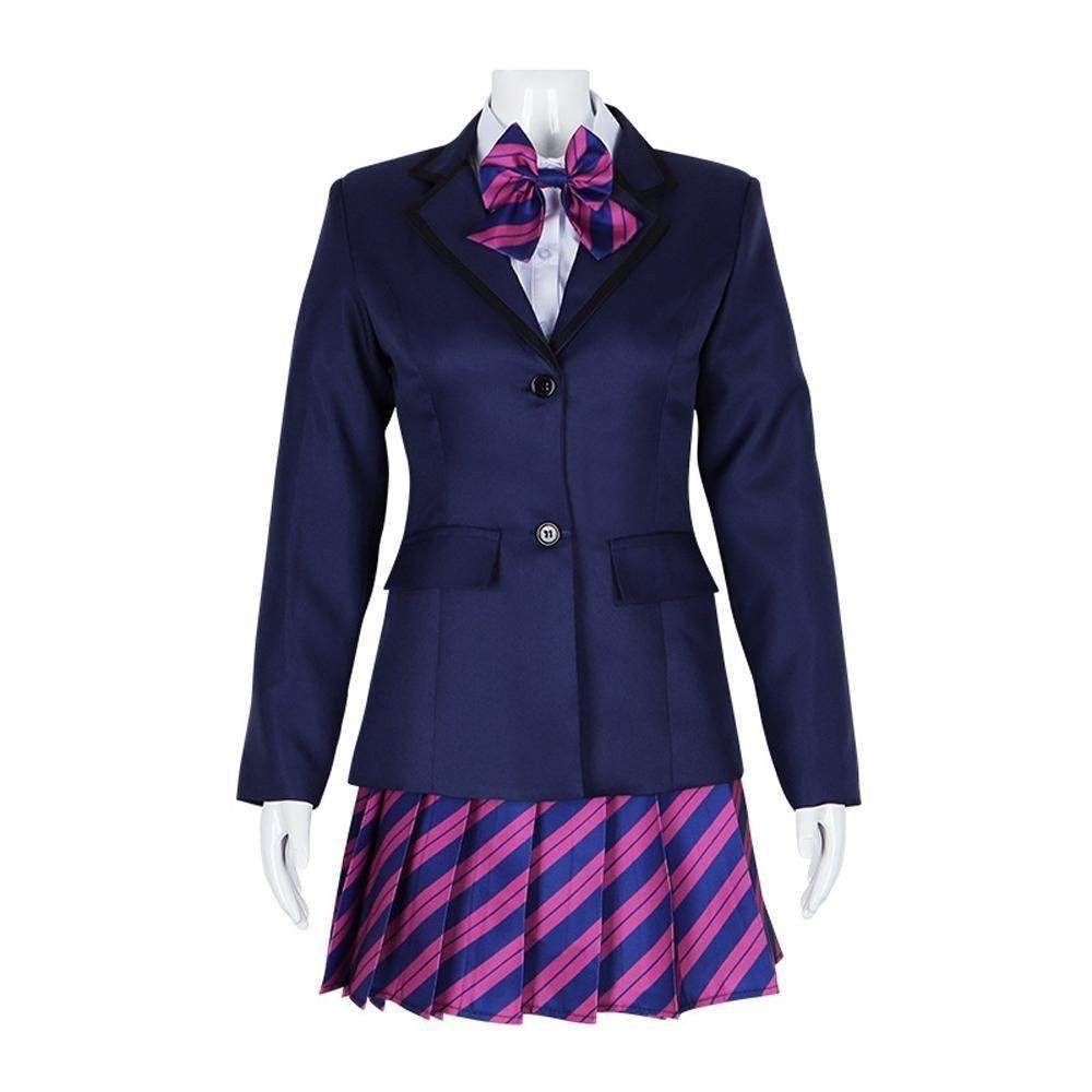 Can't Communicate Uniform Dress Cosplay Costume Skirt Outfit Anime Halloween Shirt Coat with Tie for Women - zzcosplay