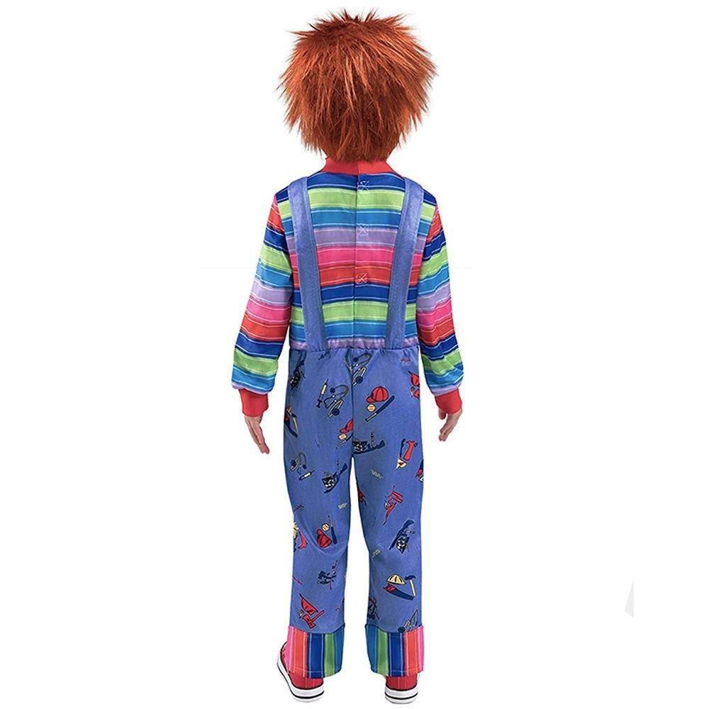 child's kids Chucky Costume Boy Jumpsuit Girls Dress stage Halloween - zzcosplay