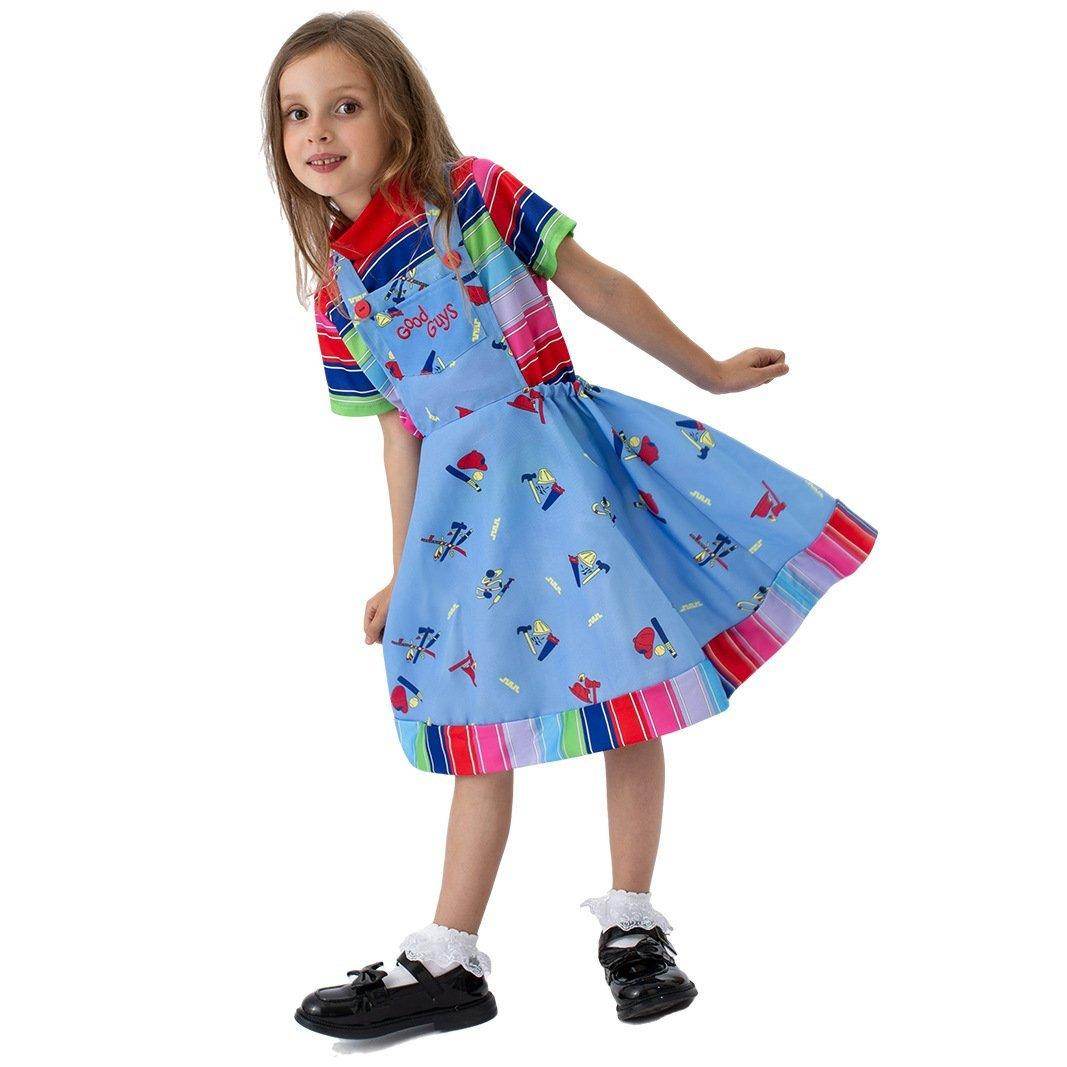 Chucky Season 2 Kids Dress Halloween Outfits Cosplay Costume - zzcosplay