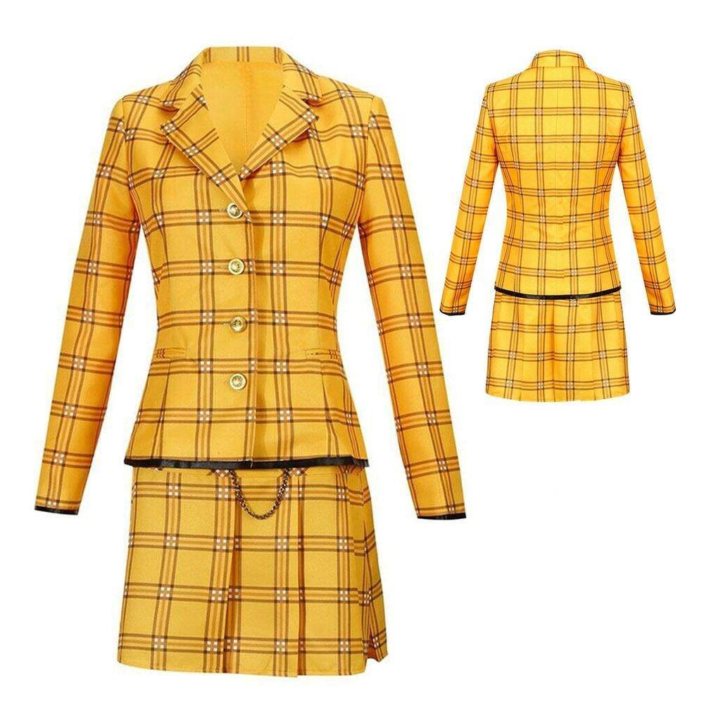 Clueless Winona Laura Horowitz Suit Adult Cosplay Costume Party Halloween Carnival - zzcosplay