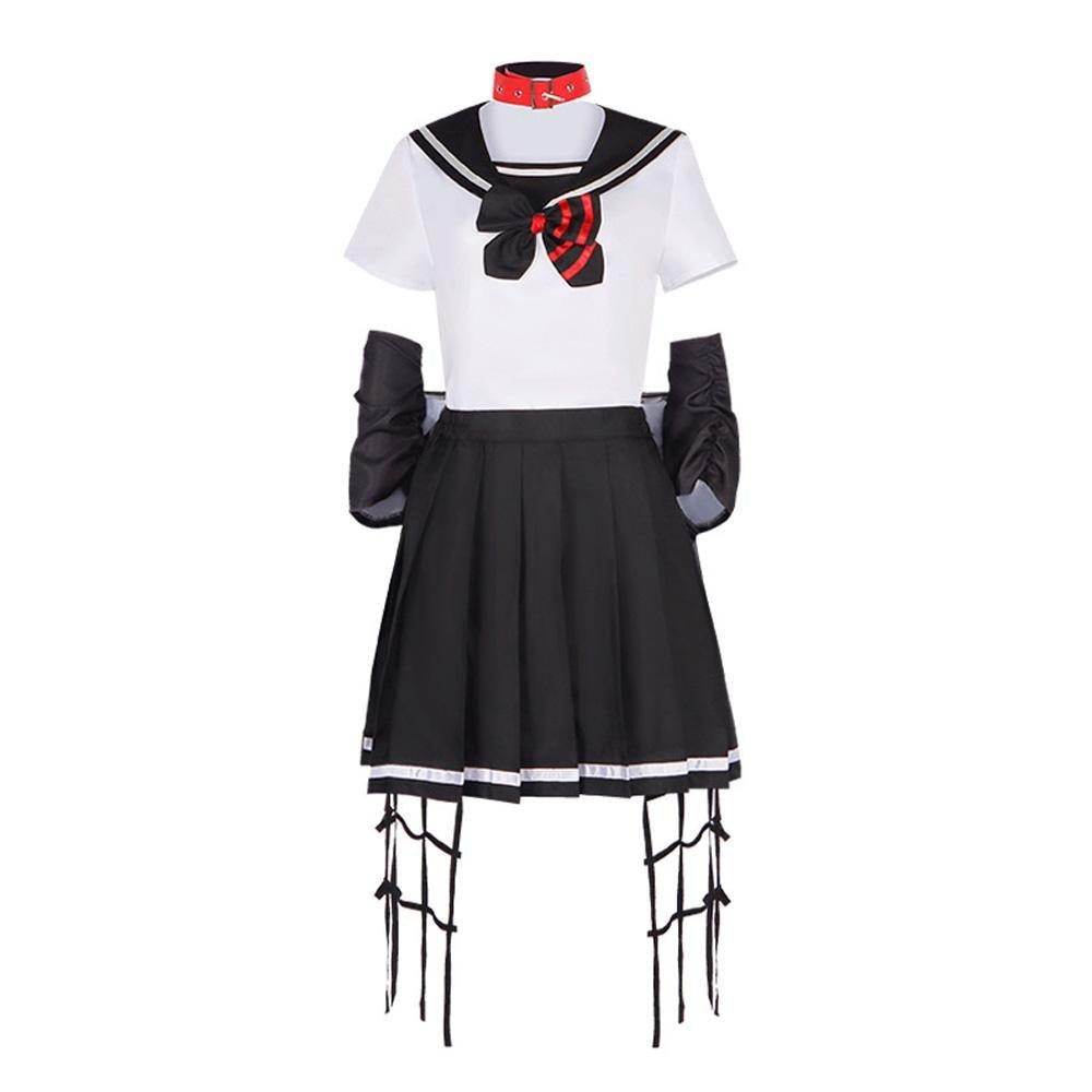 Dead Mount Death Play Shinoyama Poruka Sakimiya Misaki Anime Cosplay Costume Outfits Halloween Carnival Suit - zzcosplay