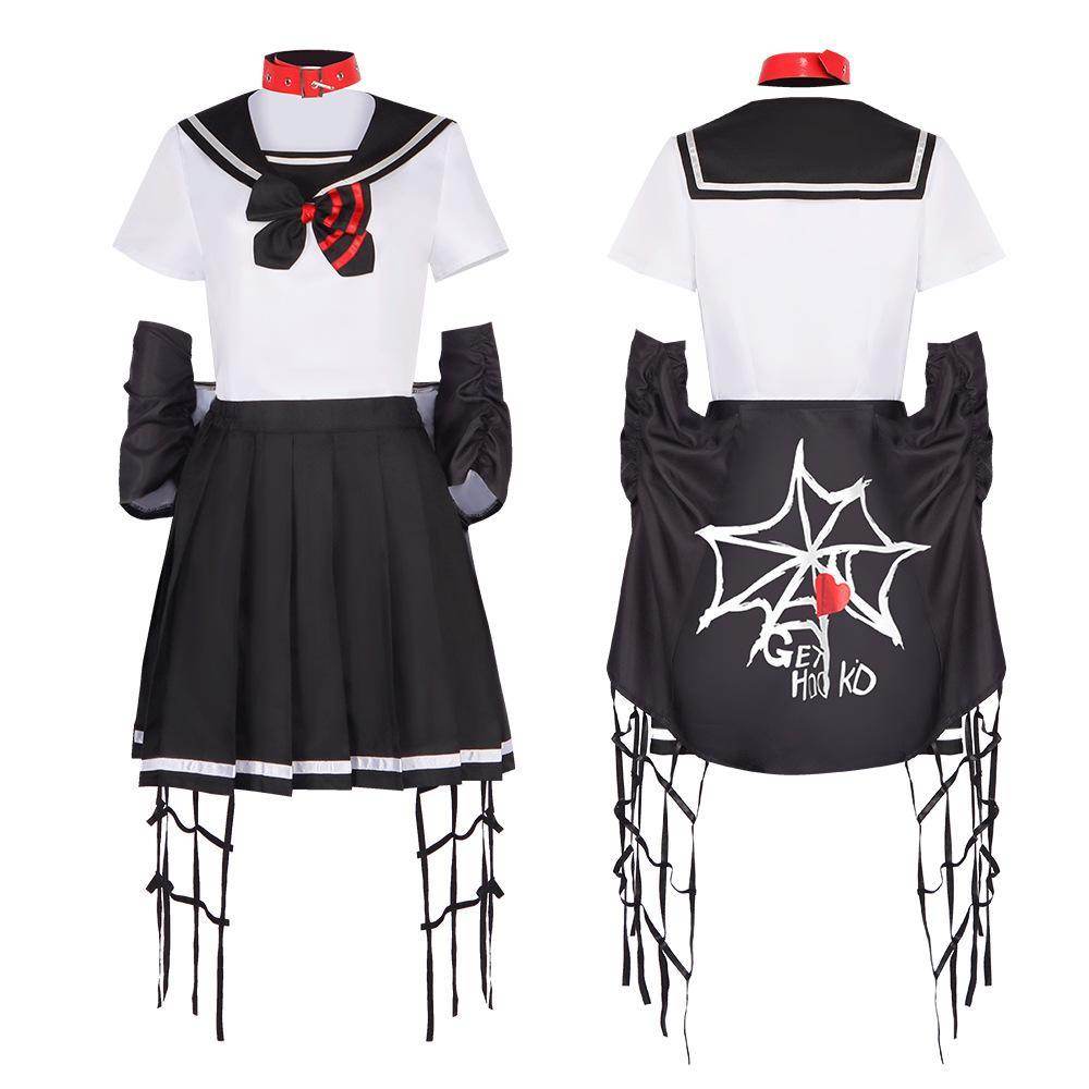 Dead Mount Death Play Shinoyama Poruka Sakimiya Misaki Anime Cosplay Costume Outfits Halloween Carnival Suit - zzcosplay
