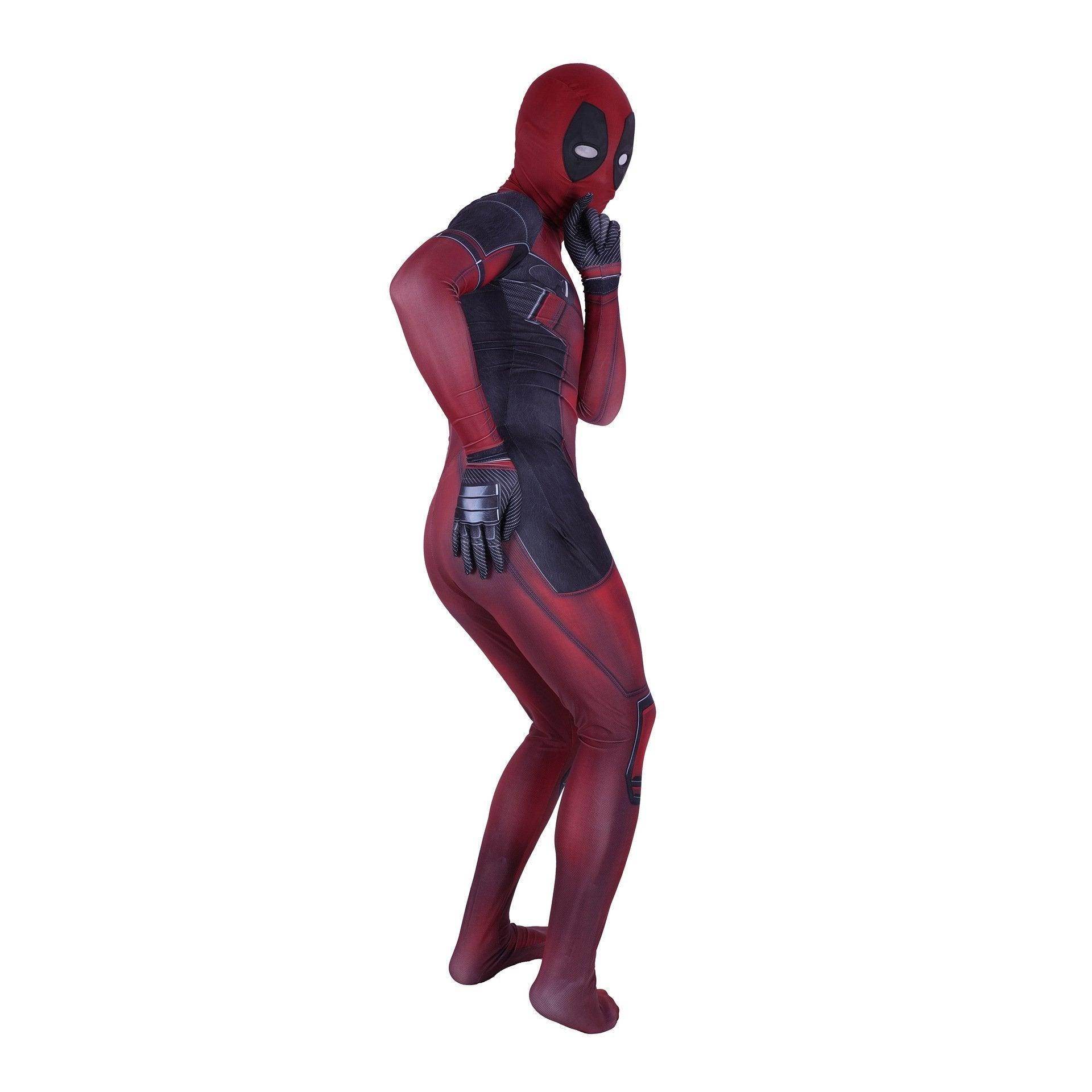 Deadpool Wade Wilson Cosplay Jumpsuit Adult And Kids Halloween Costume - zzcosplay