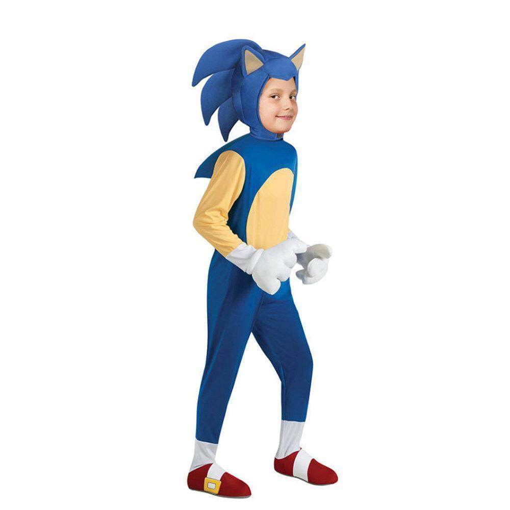 Deluxe Sonic The Hedgehog Costume Girl Game Character Cosplay Halloween Costume for Kids - zzcosplay