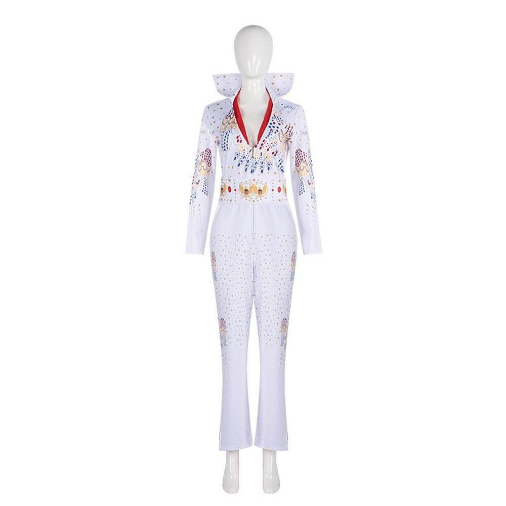 Elvis Presley Rock Singer Cosplay Costume for Halloween and Stage Performances Adult and Children - zzcosplay
