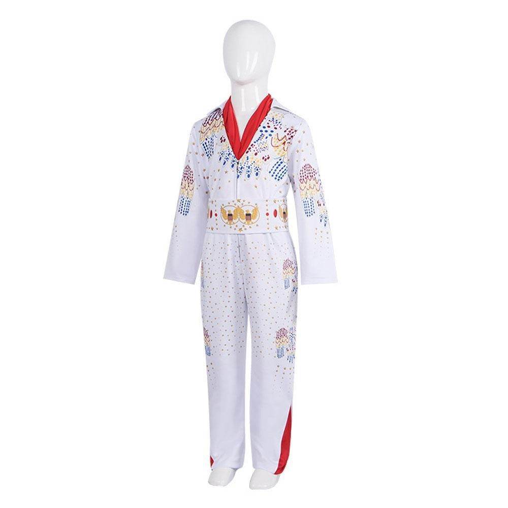 Elvis Presley Rock Singer Cosplay Costume for Halloween and Stage Performances Adult and Children - zzcosplay