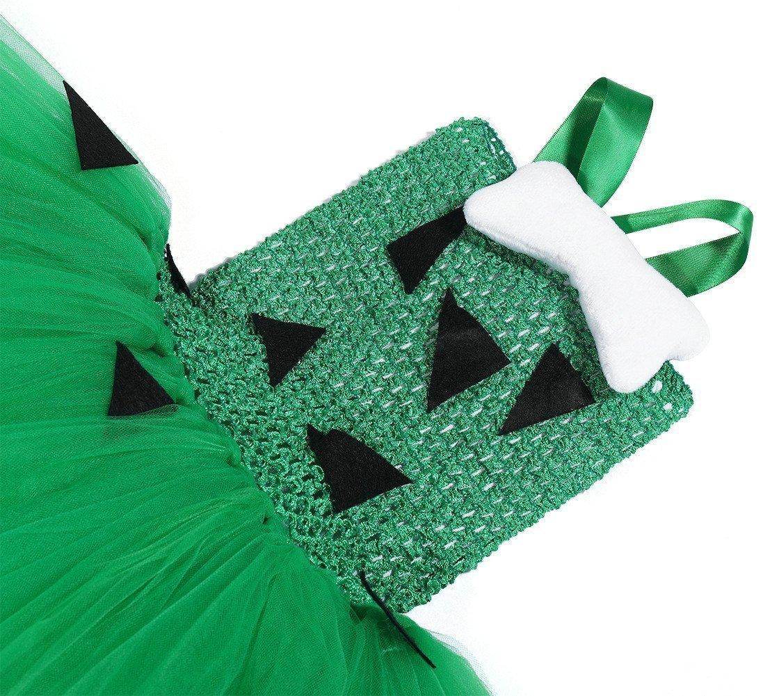 Funny Pebbles Flintstones Bone Tutu Dress for Baby Girls - zzcosplay