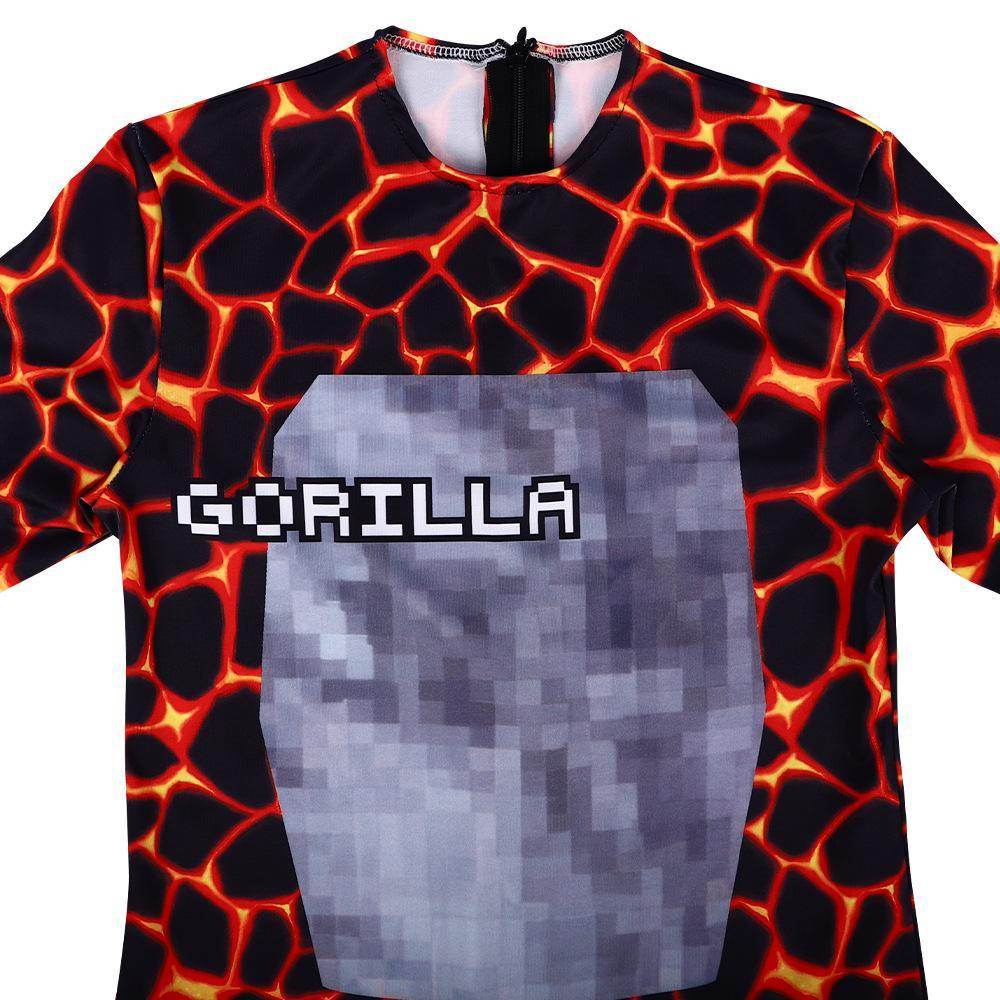 Games Crazy Lava Kaiju Gorilla Tap Cosplay Costumes for Kids - zzcosplay