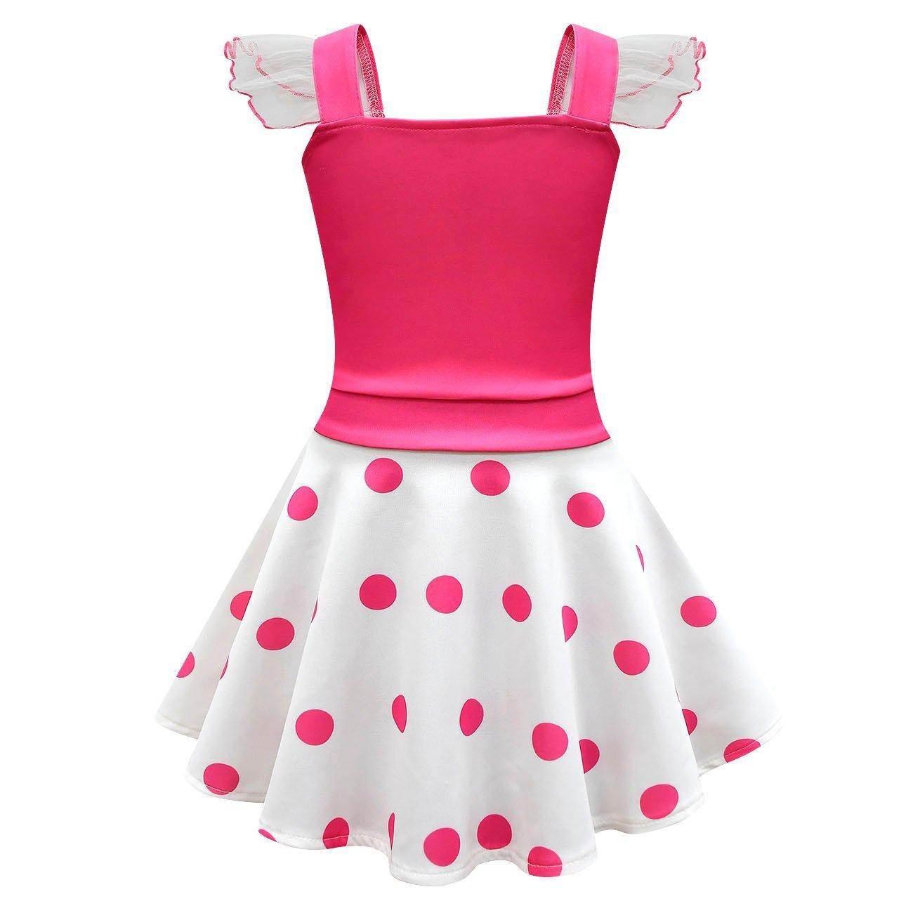 Girls Little Bo Peep Toy Story Kids Girls Dress Outfits Summer Cosplay Costume - zzcosplay