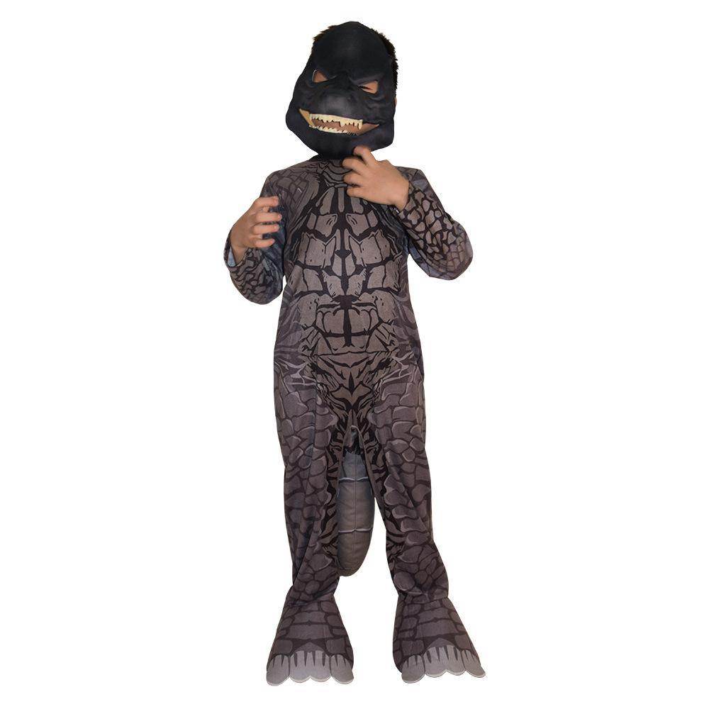 Godzilla Jumpsuit Mask Stage Performance Cosplay Costumes Printing Kids - zzcosplay