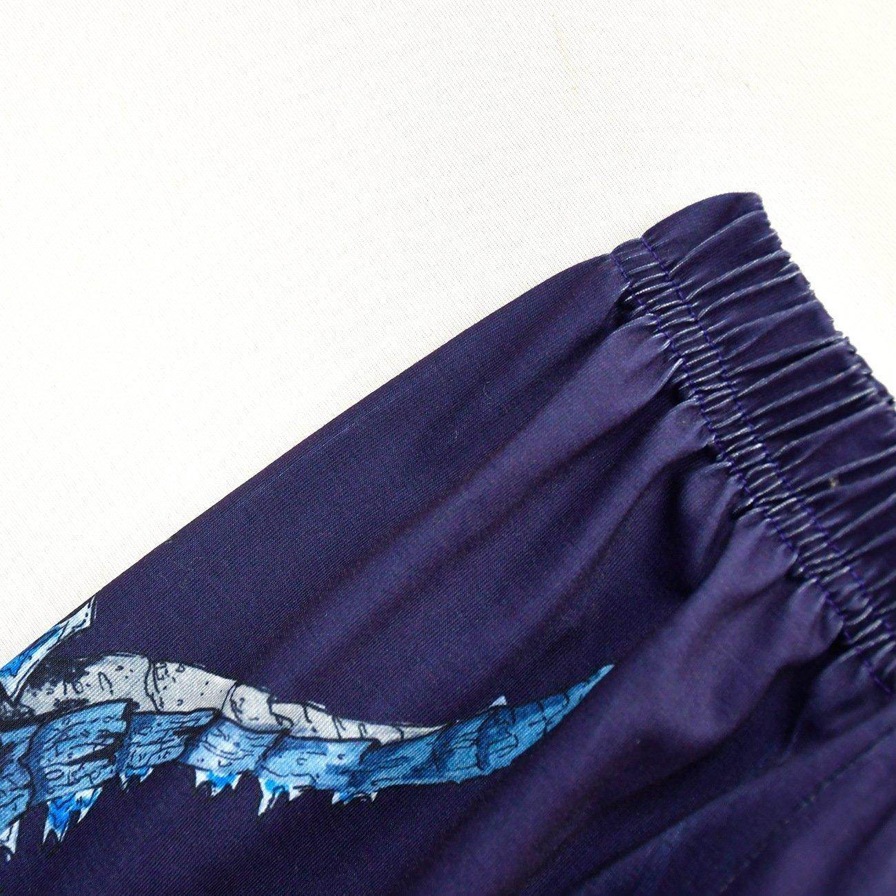 Godzilla Vs Kong Printed Two-piece Boy Long-sleeved Trousers Pajamas - zzcosplay