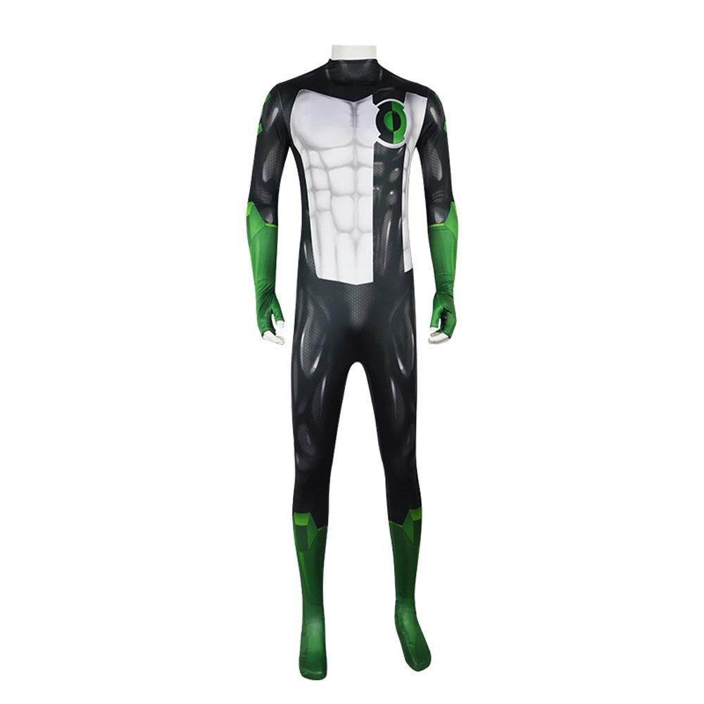 Green Lantern Movie Kyle Rayner Adult Zentai Jumpsuit Cosplay Costume Carnival - zzcosplay