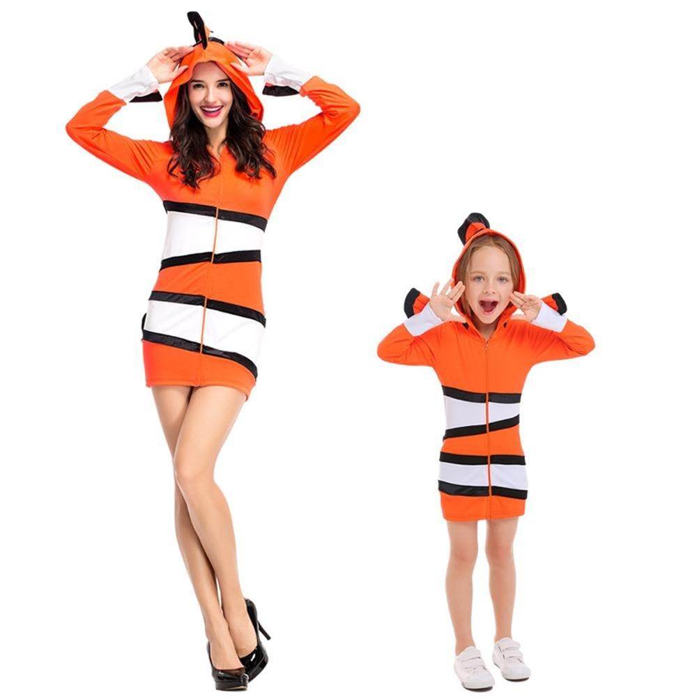 Halloween Ocean Theme Party Clown Fish Cosolay Matching Outfits - zzcosplay