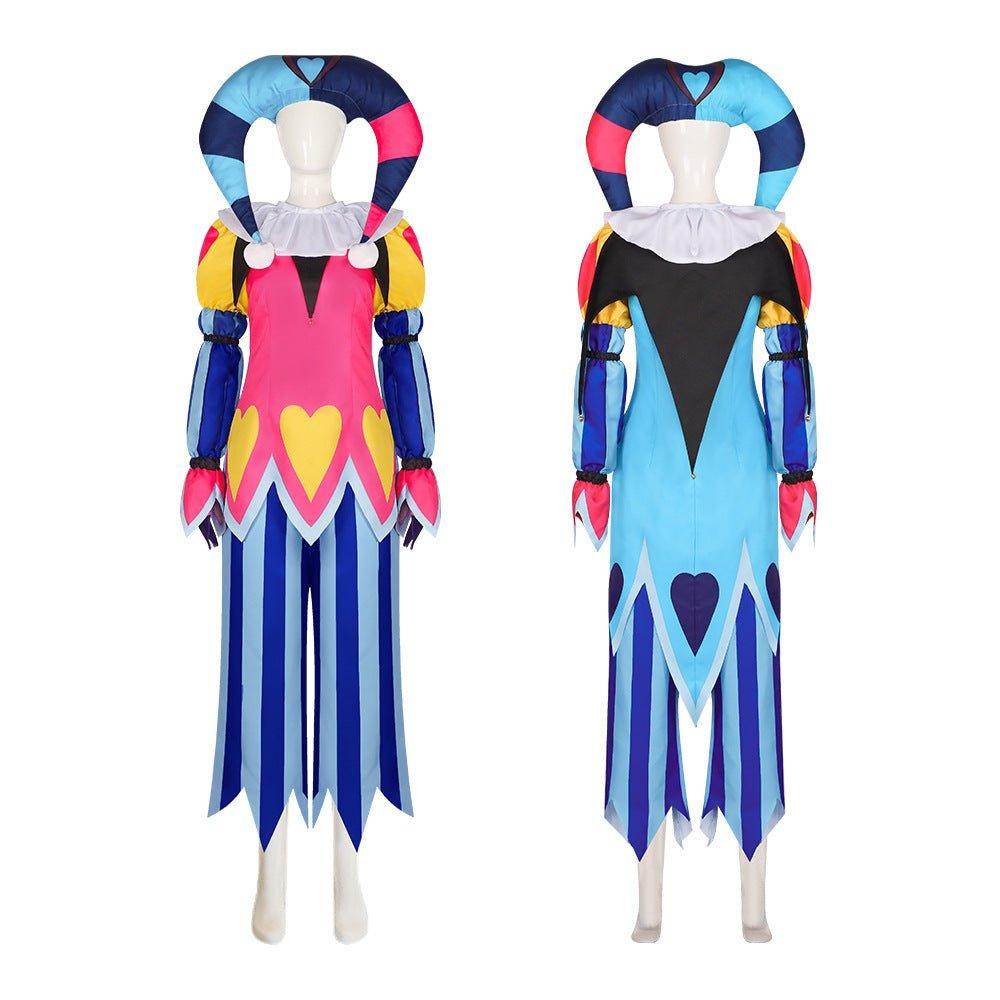 Hazbin Hotel Helluva Boss Fizzarolli clown stage costume cosplay - zzcosplay