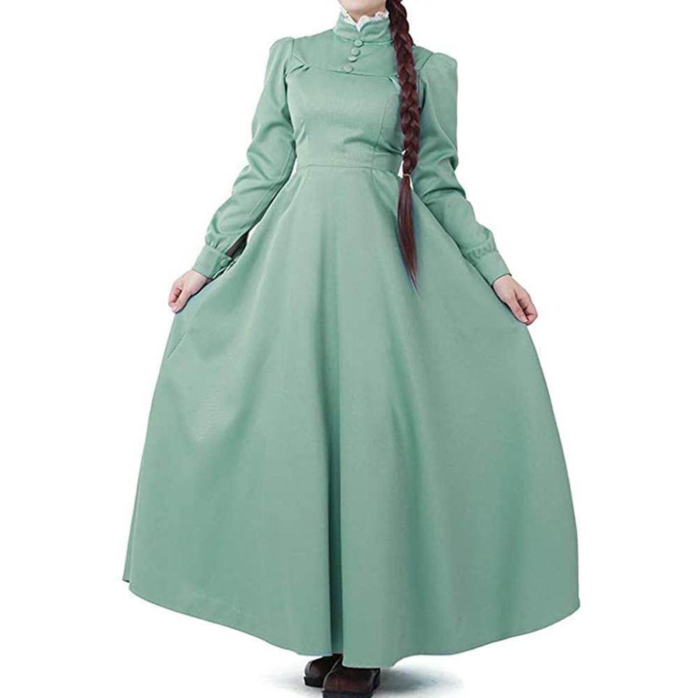 Howl's Moving Castle Sophie Costume Cosplay Elegant Women's Dress - zzcosplay
