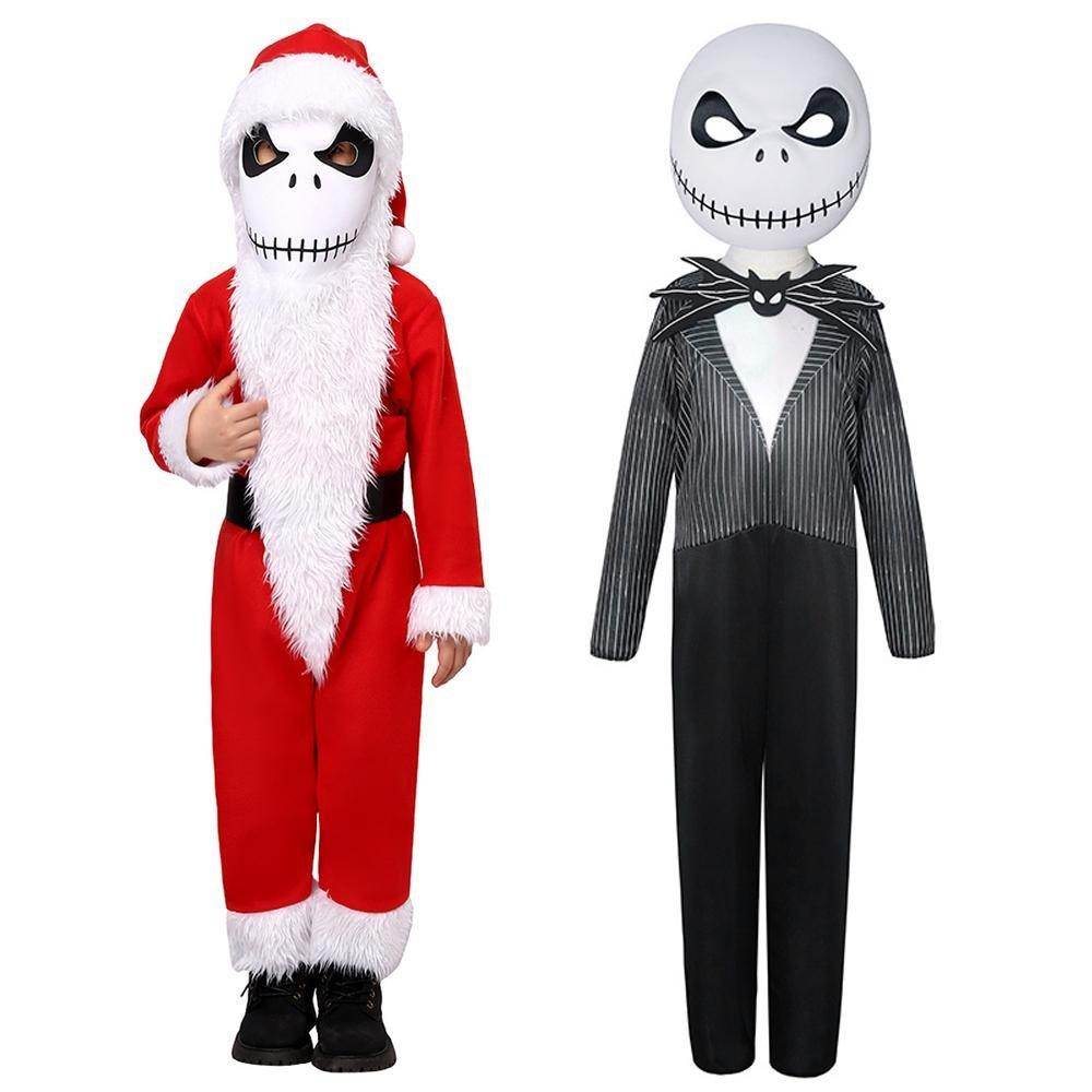 jack skellington in santa suit The Nightmare Before Christmas Party Costume - zzcosplay