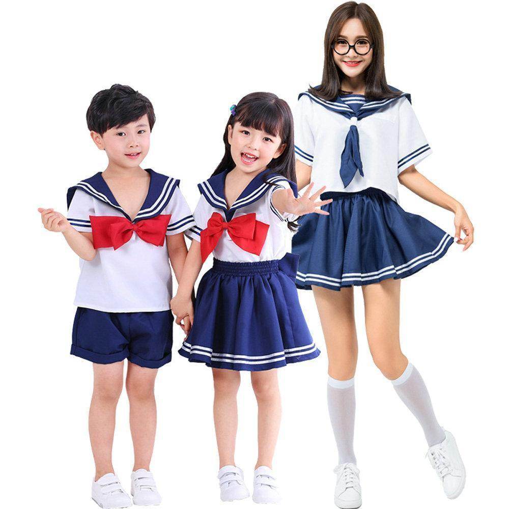 Japanese School Uniform Cosplay Family Matching Costume - zzcosplay