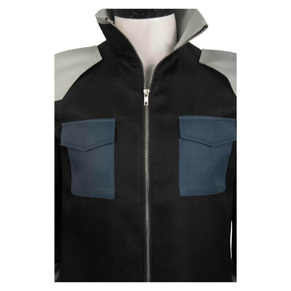 Kaiju No. 8 Soshiro Hoshina Black Team Uniform Cosplay Costume Male Role Play Outfit - zzcosplay