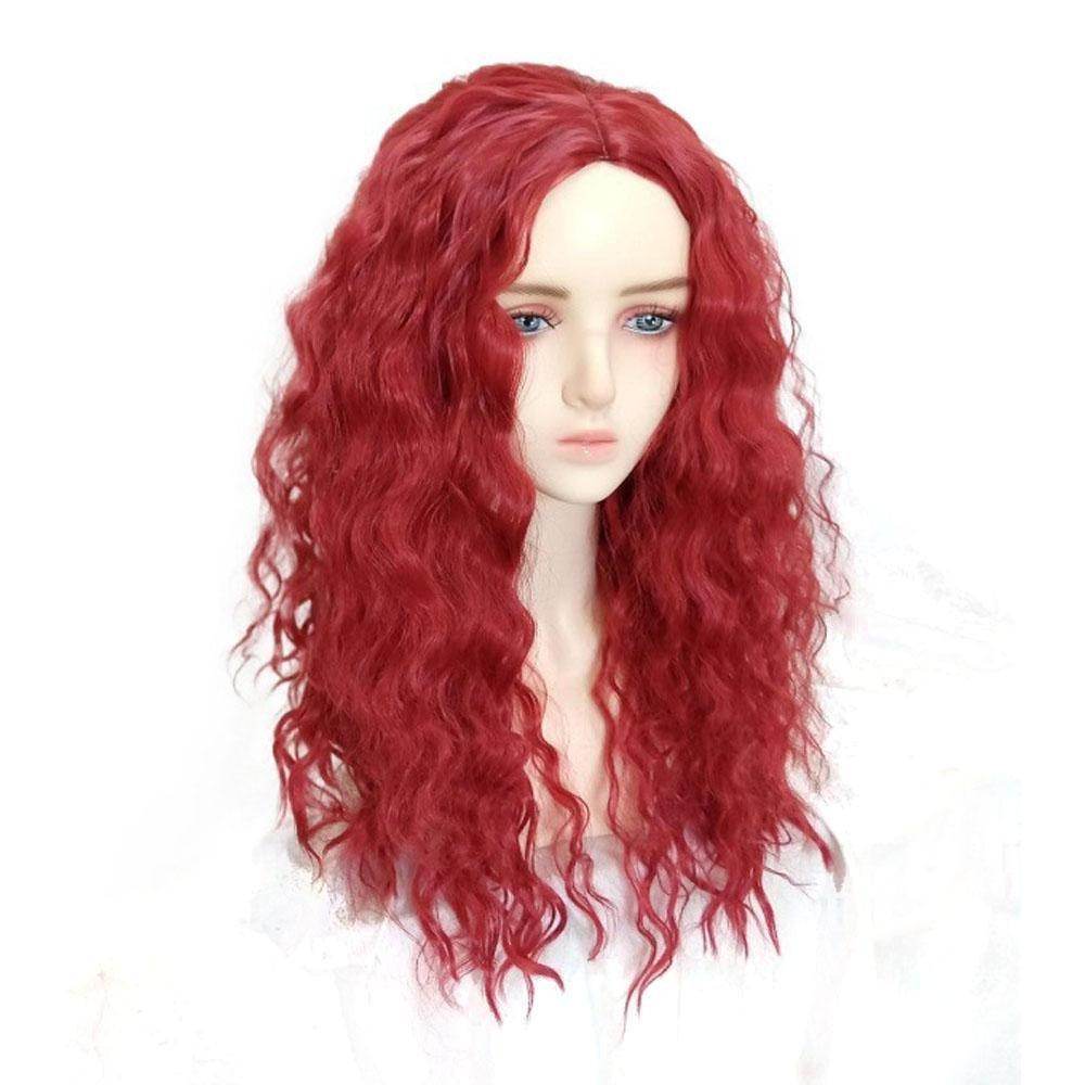 Kids' Uliana Costume Blue and Red Wig - Descendants 4: The Rise of Red - zzcosplay