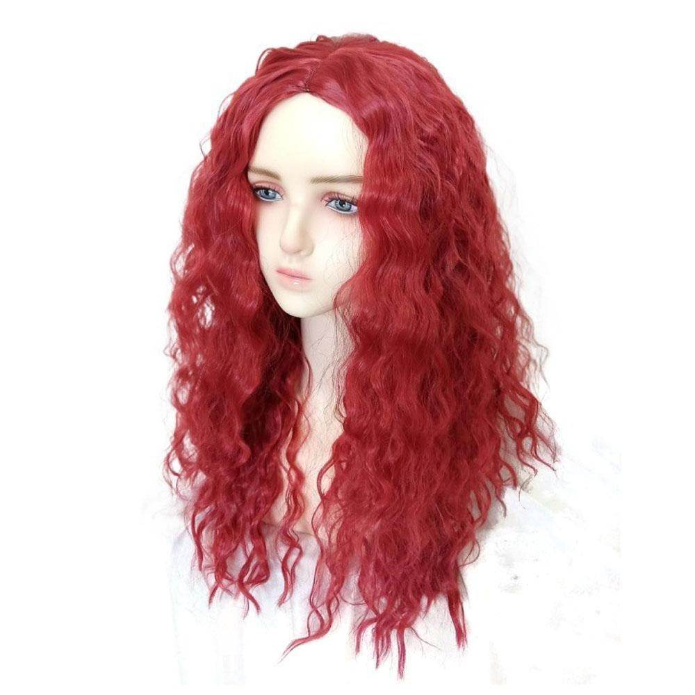 Kids' Uliana Costume Blue and Red Wig - Descendants 4: The Rise of Red - zzcosplay