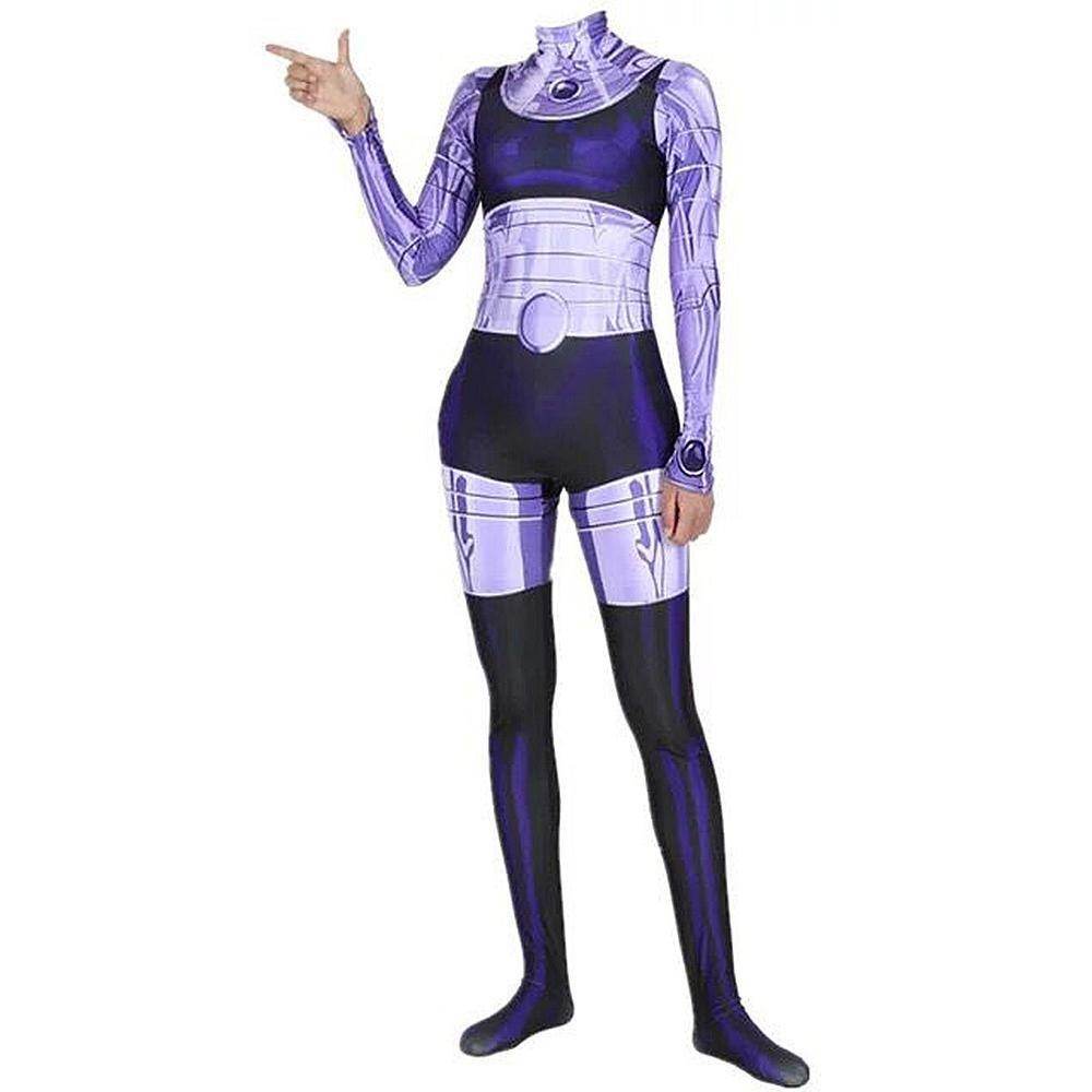 Komand'r Blackfire Costume Jumpsuit Bodysuit Titans Cosplay Halloween - zzcosplay