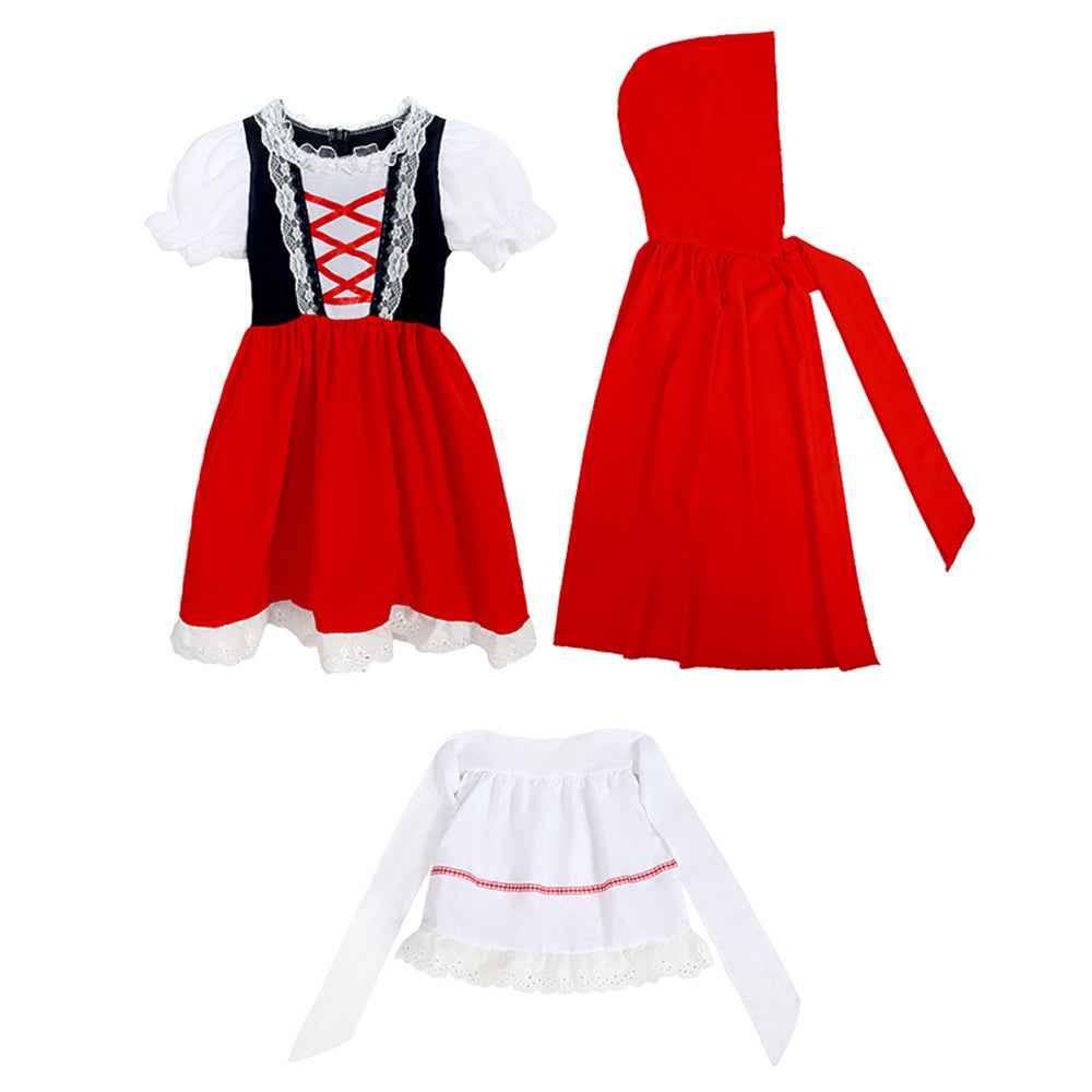 zzcosplay Little Red Riding Hood and Big Bad Wolf Costumes for Kids