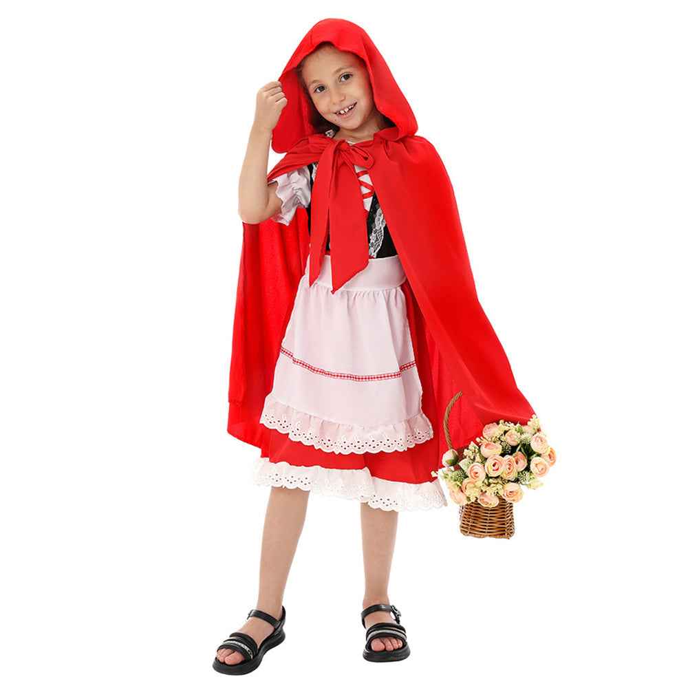 zzcosplay Little Red Riding Hood and Big Bad Wolf Costumes for Kids