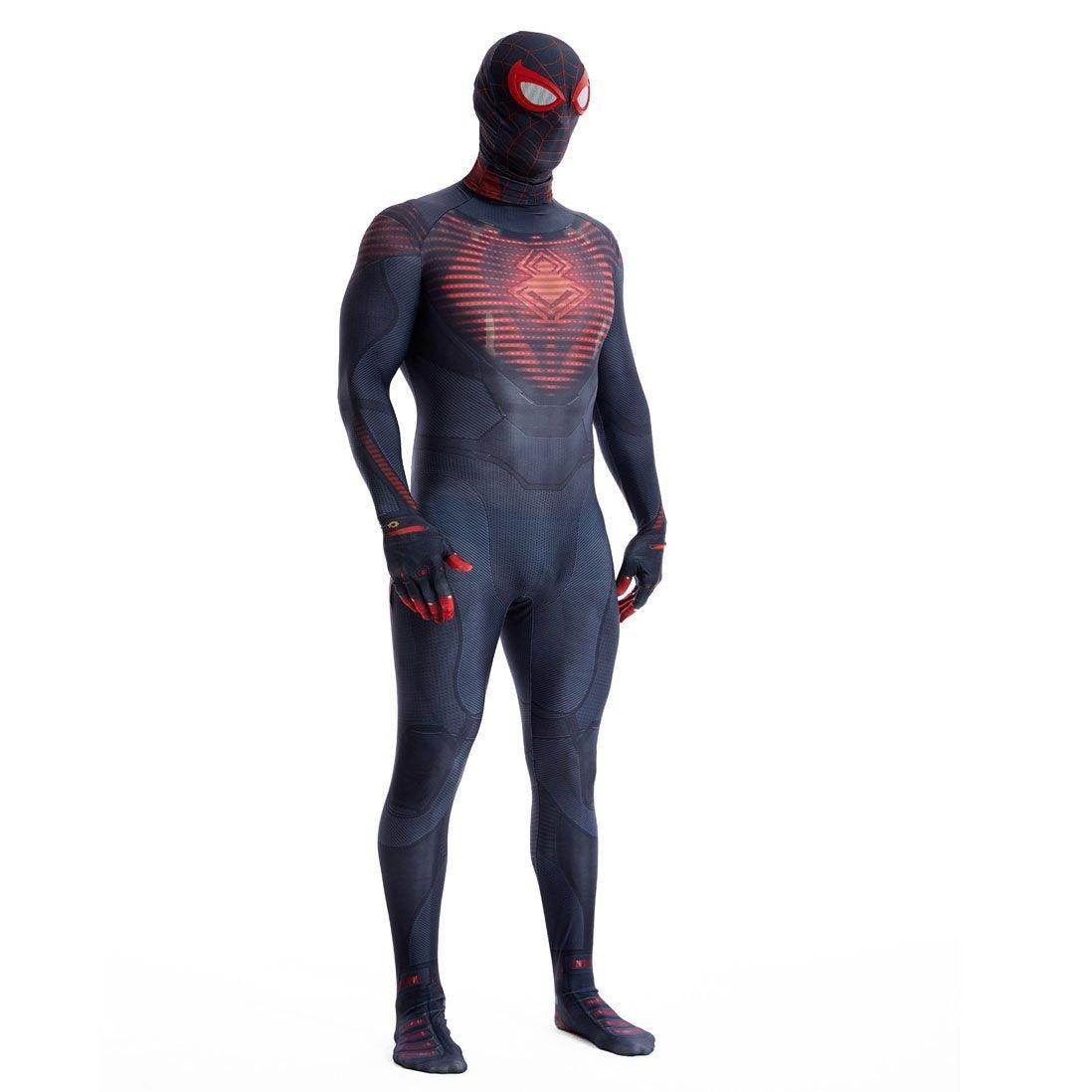 Miles Morales Spider Man PS5 Cosplay Suit Ultimate Costume for Kids and Adults - zzcosplay