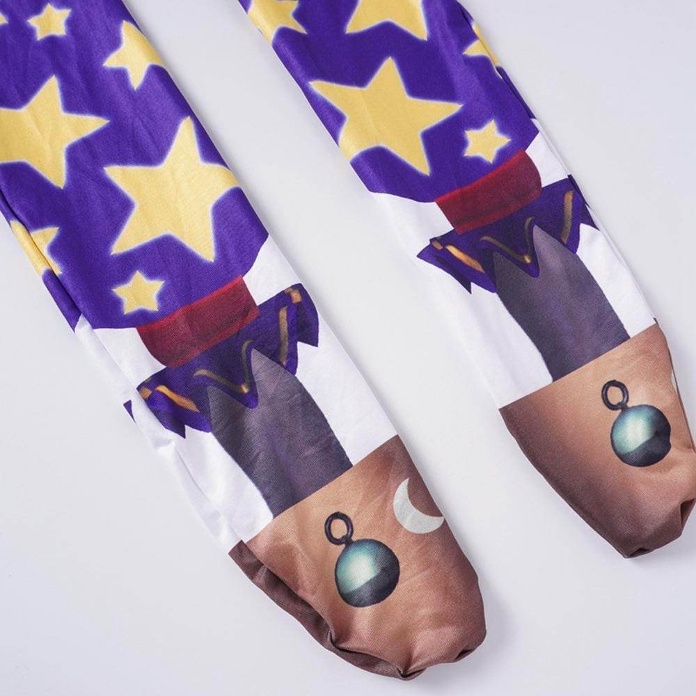 Moondrop Sundrop FNFA Cosplay Costume Outfit Sun Moon Clown Costume Halloween for Kids - zzcosplay