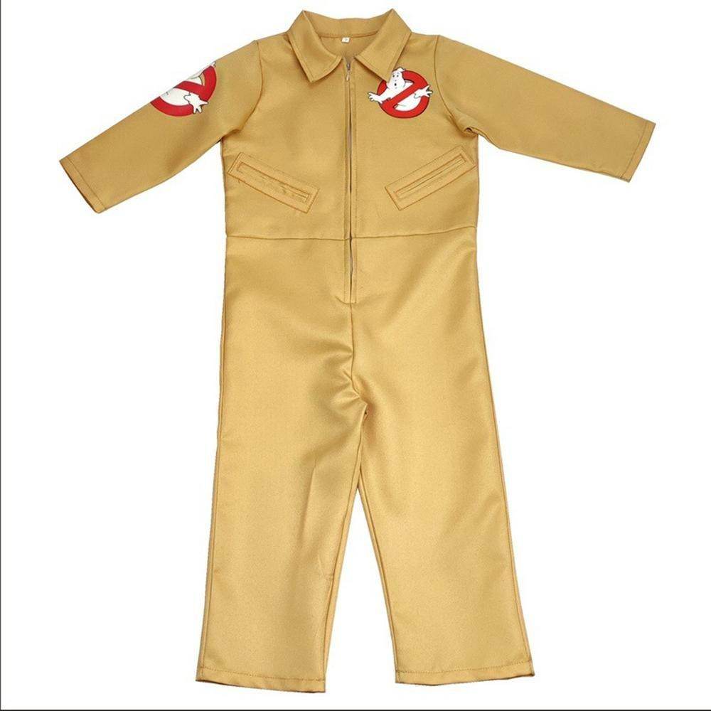 Movie Ghostbusters Costume Halloween Jumpsuit Carnival Suit Cosplay Kids - zzcosplay